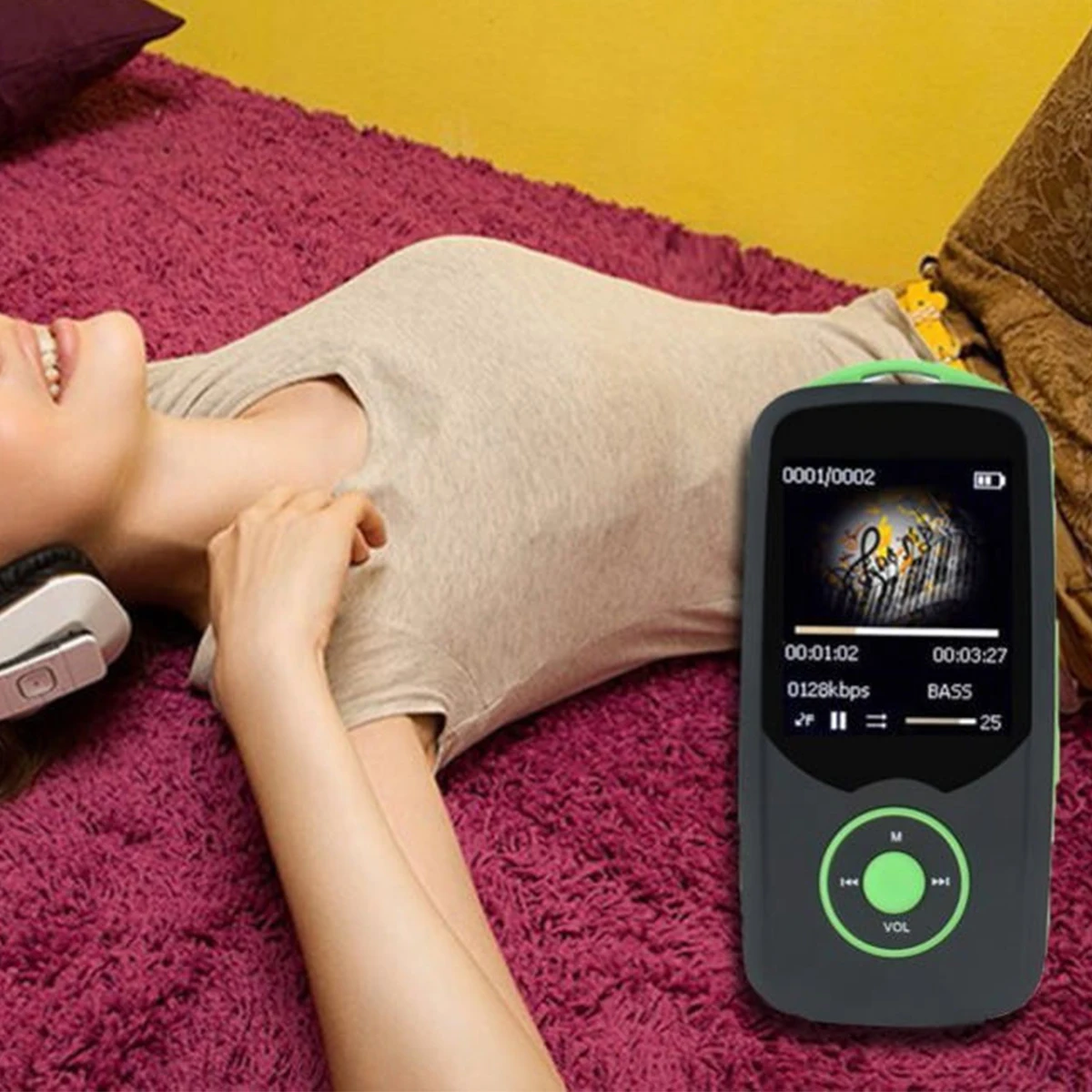 Mp3 плеер ruidu X06, Bluetooth, 8 ГБ, TFT, 1,8 дюйма, ЖК-экран, без потерь, диктофон, FM, Hifi, мини, спортивный MP3 музыкальный плеер