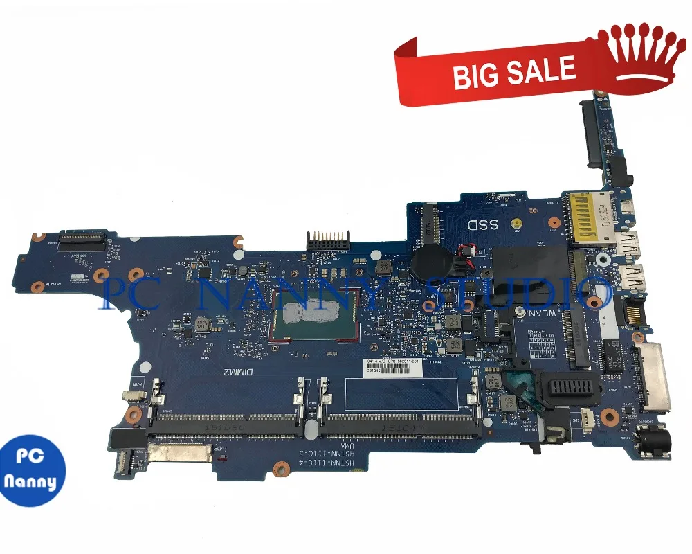 Материнская плата для ноутбука HP EliteBook 840 G1 802511 001 I5 4300U 6050A2560201 MB A03|Материнские