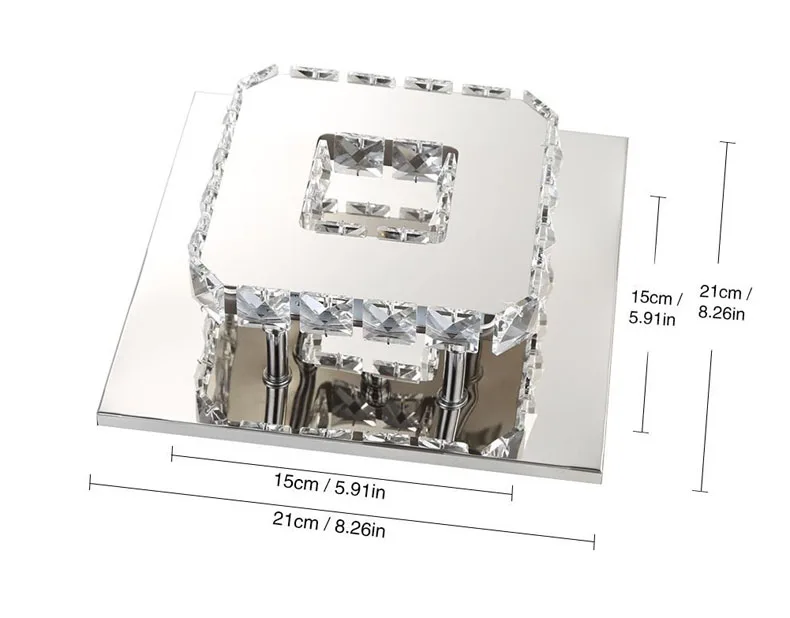 Светодиодный светильник из нержавеющей стали для прихожей 12 Вт|chandelier flush mount|led