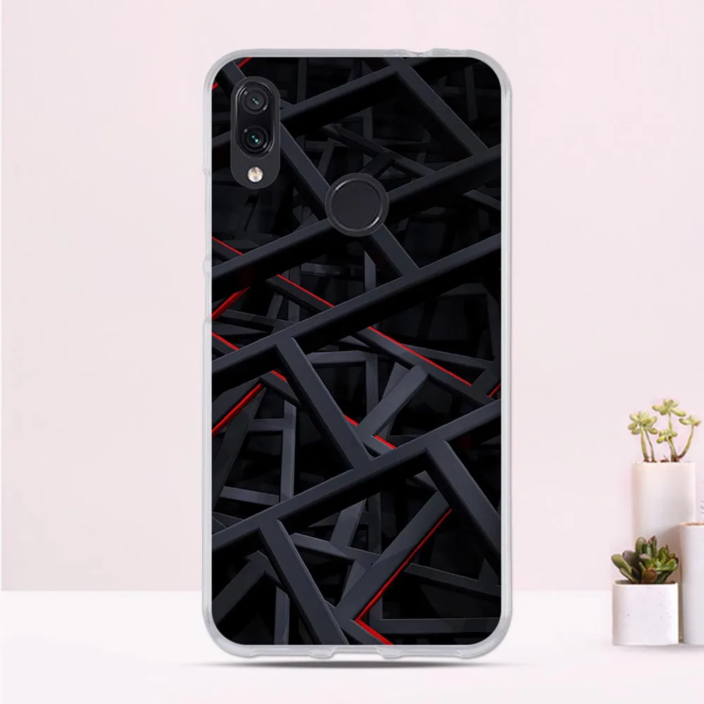 9 Чехол для телефона Redmi Note 7 Pro, чехол из мягкого ТПУ для Xiaomi Redmi Note7 Pro, чехол, задняя защитная крышка, чехол для Xiomi Redmi Note 7, чехол - Цвет: 9