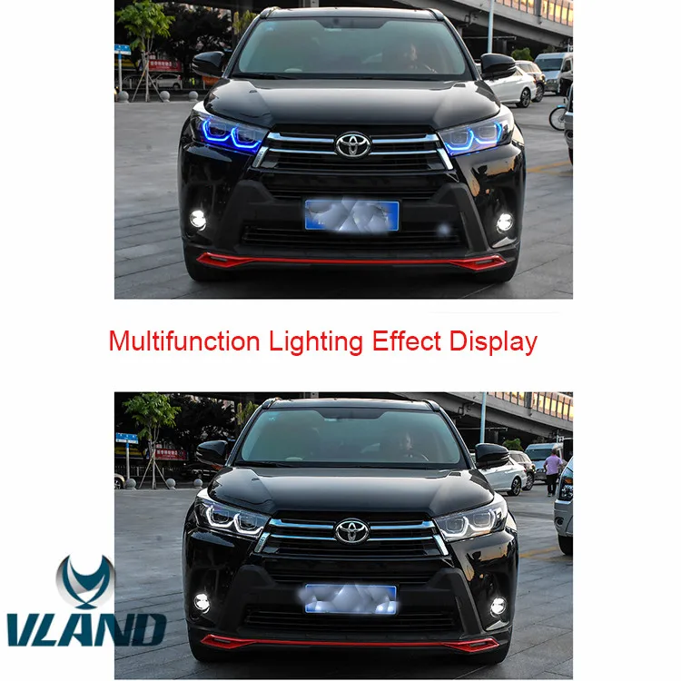 VLAND завод для автомобильных головных ламп Highlander полный светодиодный светильник