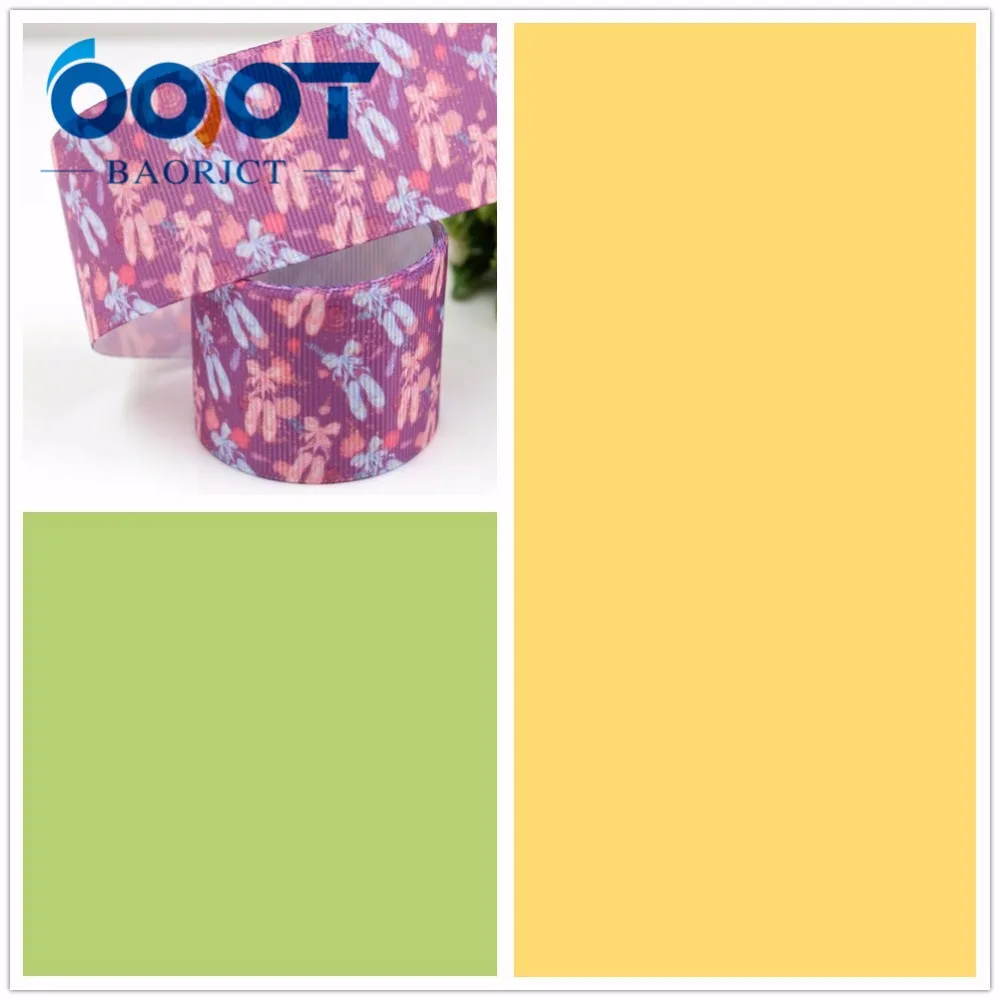OOOT BAORJCT G-18716-611 38 мм 10 ярдов мультфильм ленты тепловой передачи печатных grosgrain Свадебные аксессуары DIY материал