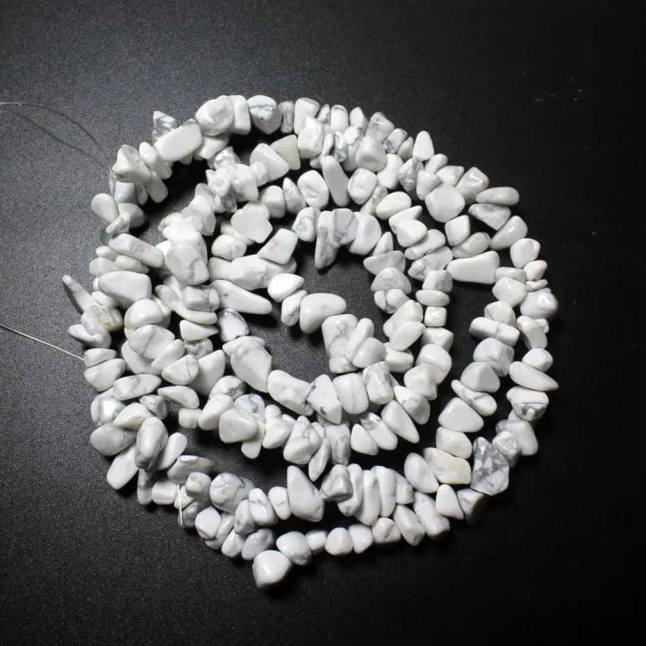 Оптовая продажа белый бирюзовый натуральный камень howlite фотоматериал 5 8 мм