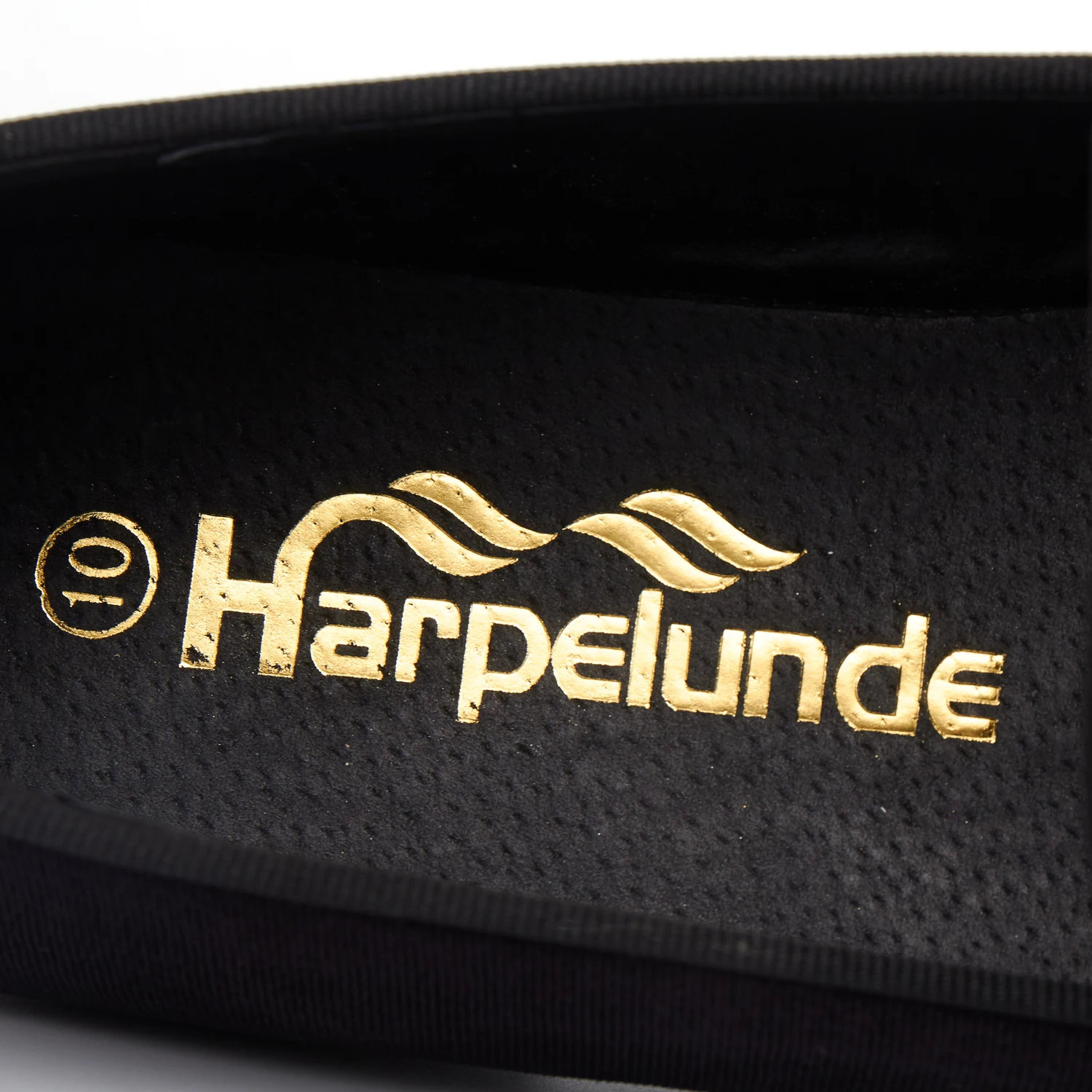 Harpelunde/Мужская обувь с пряжкой черные бархатные лоферы на плоской подошве