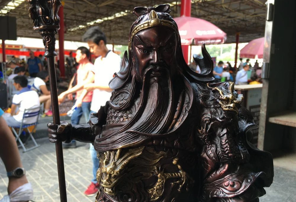 Тибетская статуя Будды из красной бронзы и меди около 50 см|statues buddha|statue dragonstatue bronze