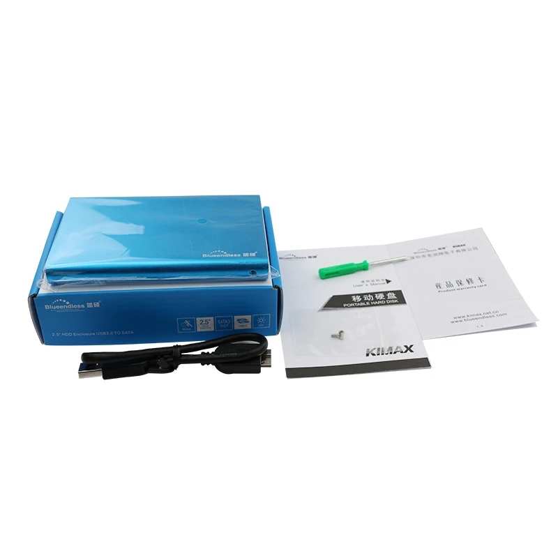 Blueendless дешевый внешний корпус HDD Usb чехол 2 5 'Sata портативный жесткий диск Caddy под $6