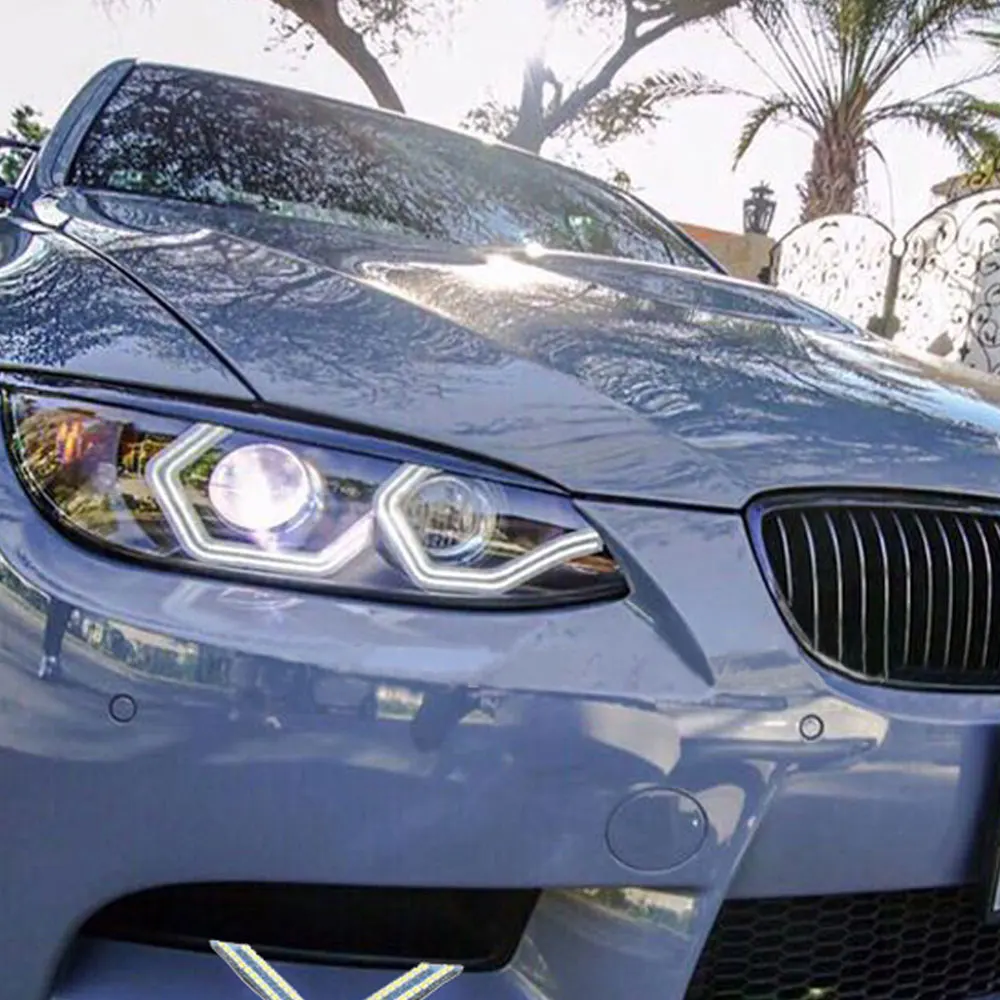Supter Cool 7000K Xenon White SMD LED M4 Стиль ангельские глазки гало кольца фары для BMW M3 M5 F30