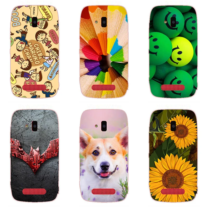 For Nokia Lumia 610 hard Plastic Case Cover phone shell Colorful printing Painted Flower Cases |