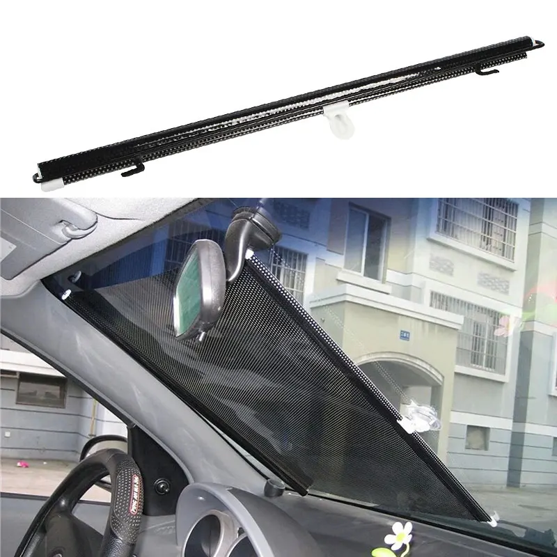 Автомобильная занавеска 58*125 см выдвижная автоматическая складная