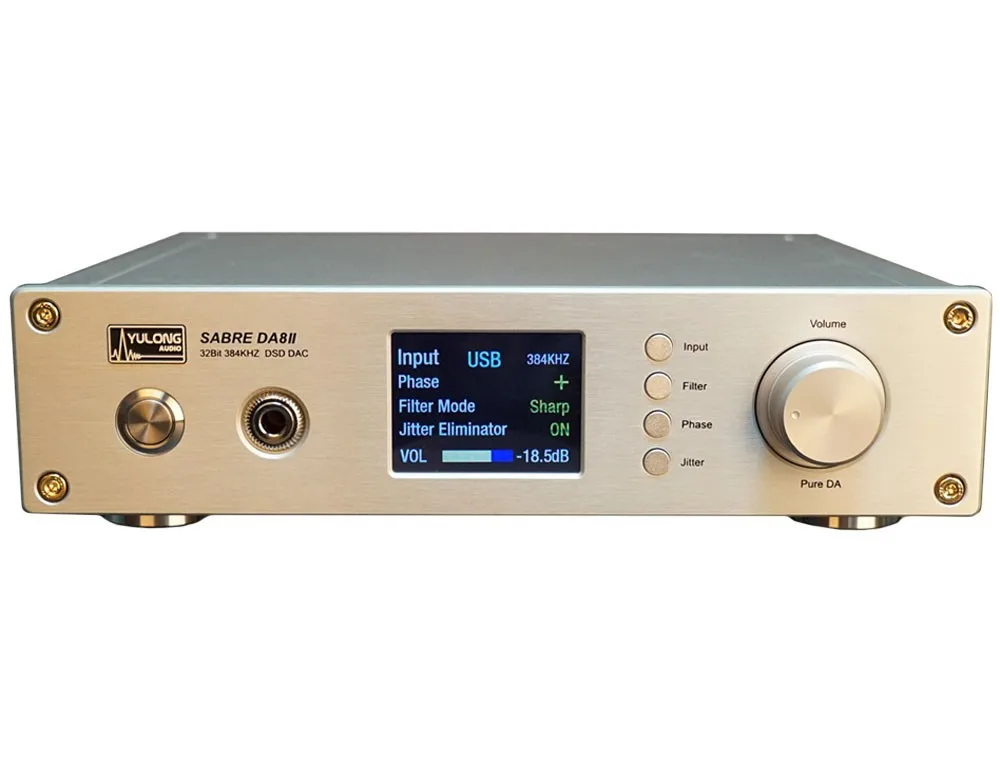 Yulong Sabre DA8II 32Bit/384KHz USB DSD DAC Decoder + Headphone Amplifier | Электроника