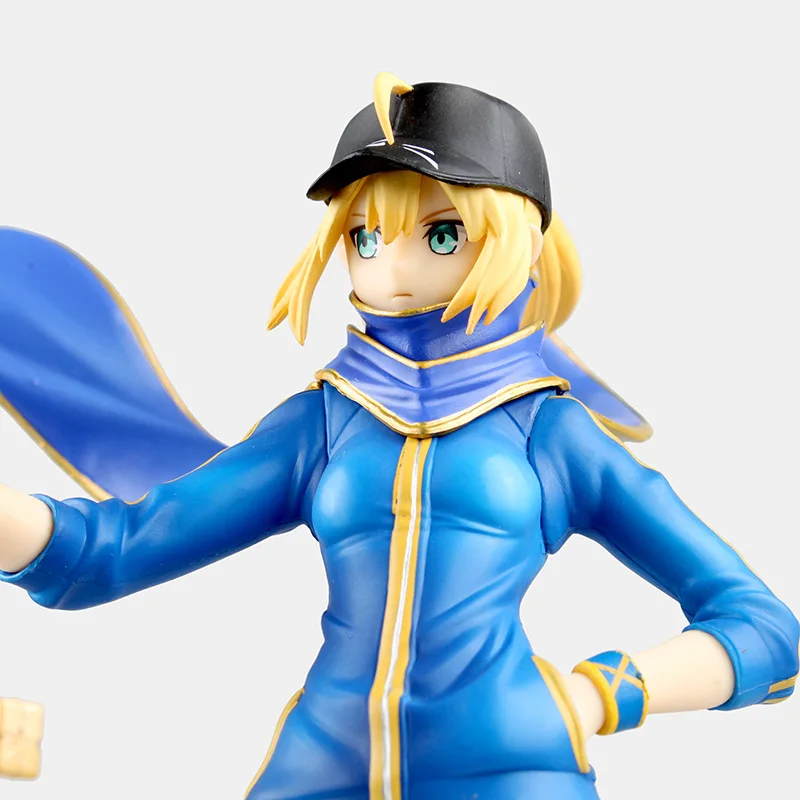 Аниме Фигурка 22 см Fate Zero Stay Night Blue Saber Heroinex ПВХ фигурка Коллекционная модель
