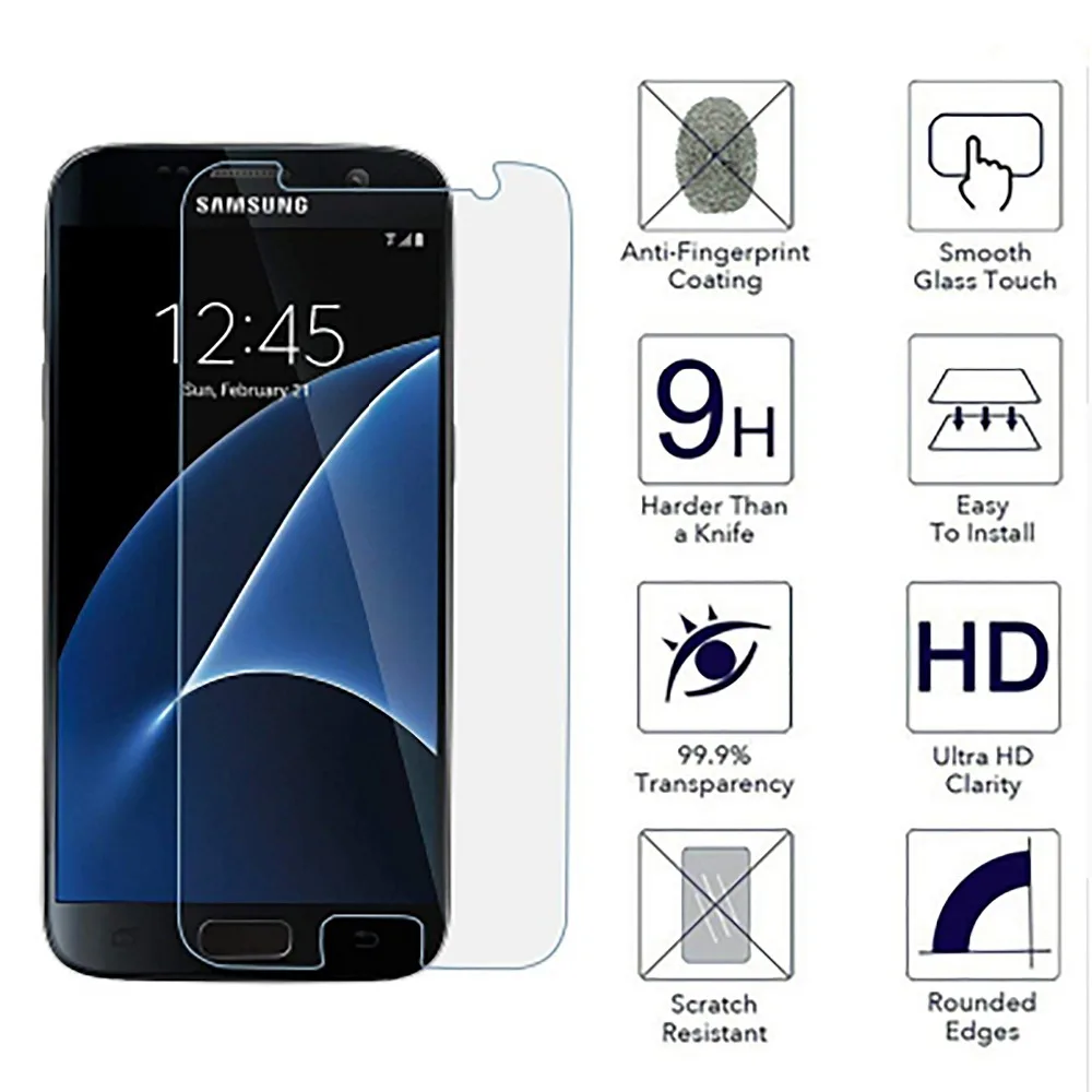 Защитное стекло для samsung s6 на galaxy s 3 4 5 samsong закаленная защитная пленка Защитная