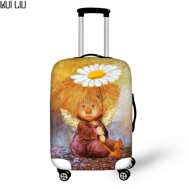 

Модные дорожные аксессуары на заказ 2017, эластичный пылезащитный чехол для багажа, милый защитный чехол для костюма 18-28 дюймов, чехол для кос...