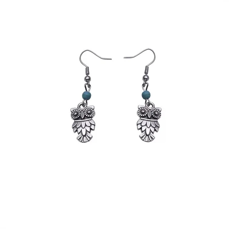 12 Styles Bohemia Sea horse Elephant Leaf Drop Earrings for Women Ethnic Antique Silver Plated Dangle Earring Fashion Jewelry | Украшения и
