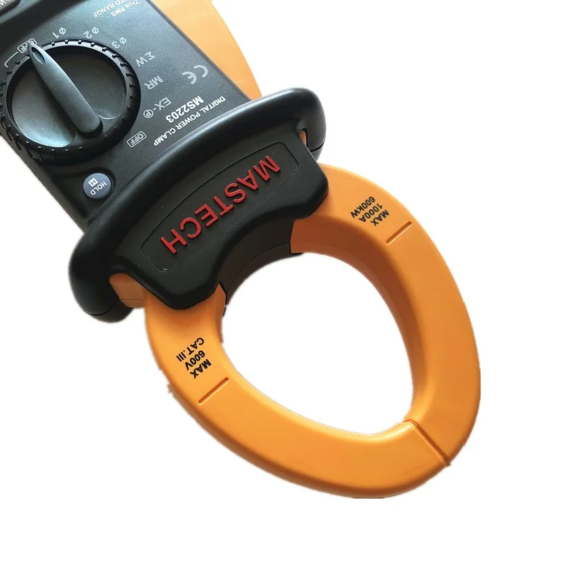 MASTECH MS2203 ваттметр 3-фазный Профессиональный Высокая чувствительность клещи Мощность коррекция коэффициента USB истинного среднеквадратичного значения 4 провода тестер