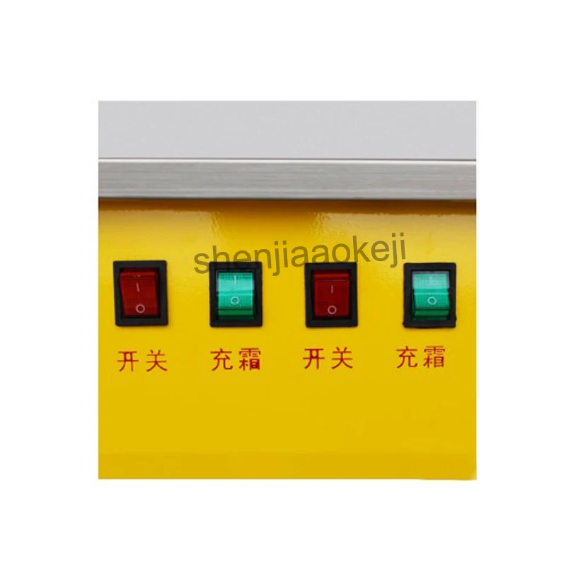 1 шт. Коммерческая двойная Сковорода из нержавеющей стали машина для жарки