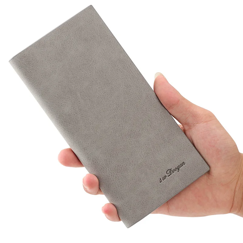 Супертонкий мужской кошелек брендовый дизайнерский классический винтажный