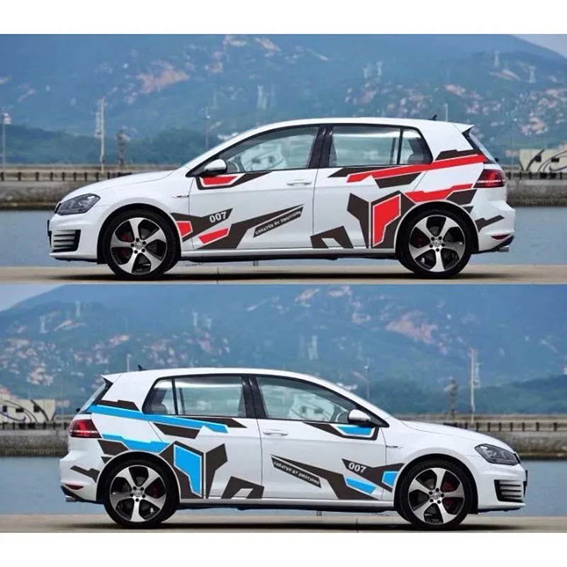 Самодельные Украшения креативные наклейки для кузова автомобиля двусторонние