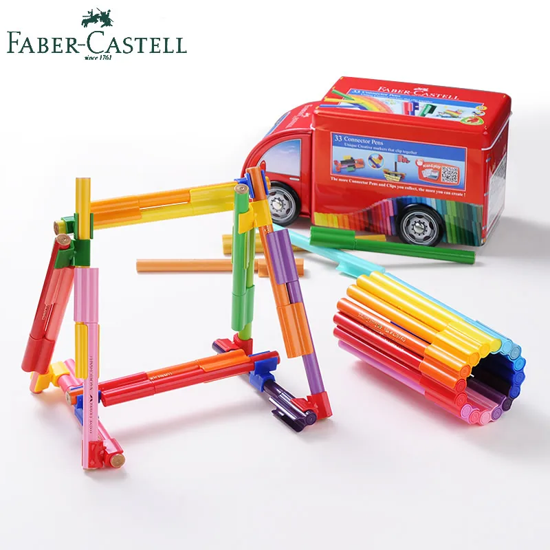 Faber Castell разъем маркер для детская клипса на Цветной картина эскизная ручка 10/20 Вт