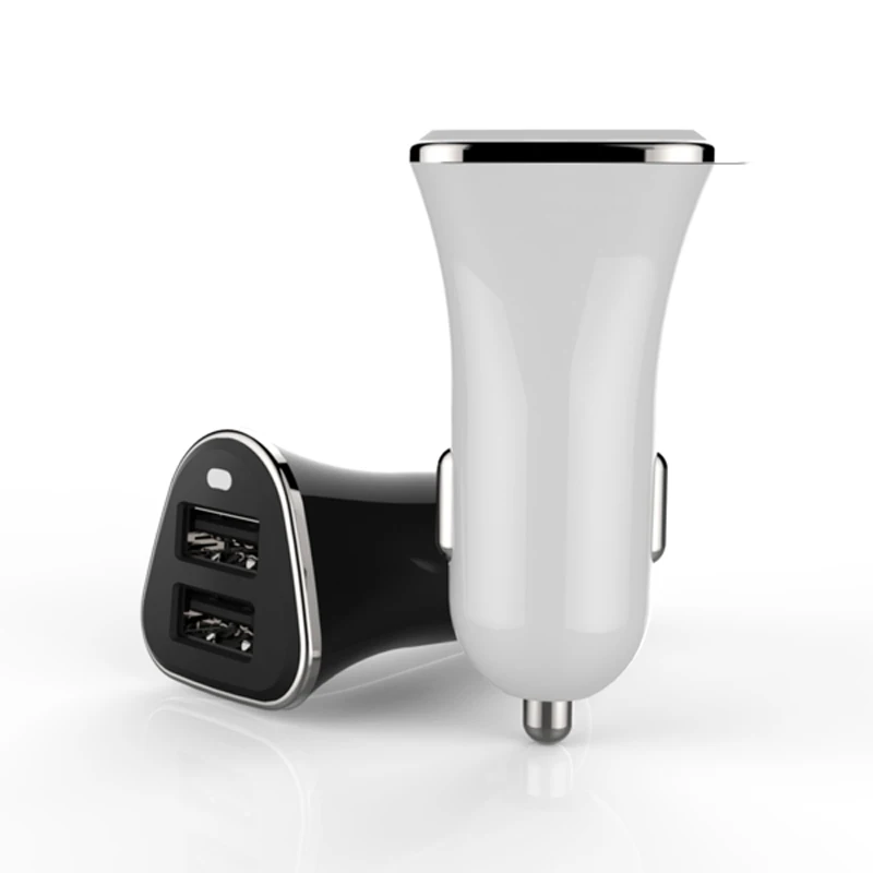 Автомобильное зарядное устройство STOD Dul USB 2 порта 2.4A Быстрый привод для iPhone 5 5S 6 4S 7