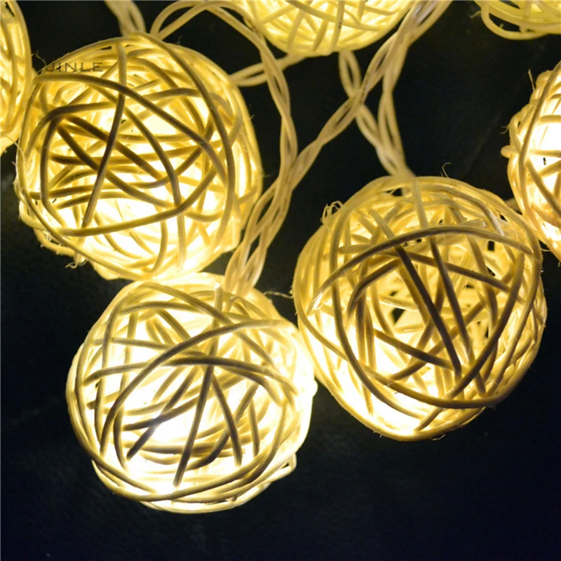 Светодиодная гирлянда из ротанга 10X2 м 2017 | Лампы и освещение