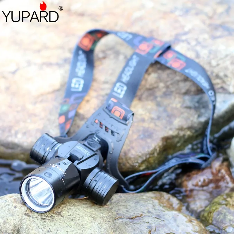 Фонарь T6 для дайвинга с аквалангом мощный водонепроницаемый налобный фонарь