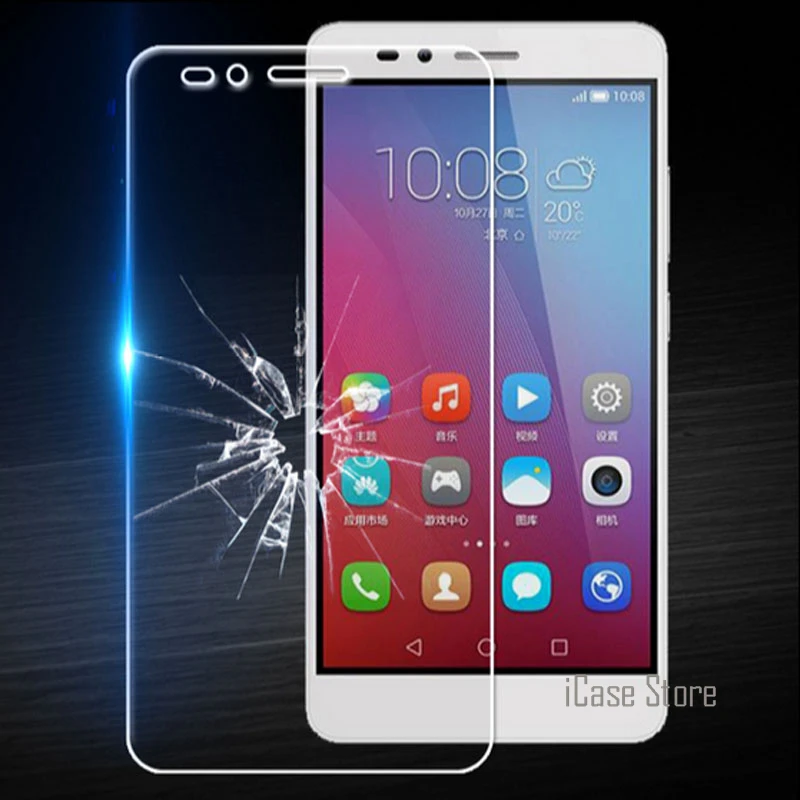 2.5D с уровнем твердости 9 H закаленное Стекло для Huawei Honor 4C 8 7 5C 5X P8 Lite P6 P7 Экран