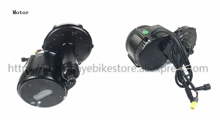Bafang BBS02 BBS01 48 в 500 Вт среднемоторный привод 8fun велосипедный Электрический велосипед Конверсионные наборы C961 eBike дисплей