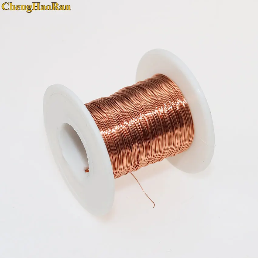ChengHaoRan 0 3 мм * 50 м/100 м/катушка эмалированная полиуретановая медная проволока