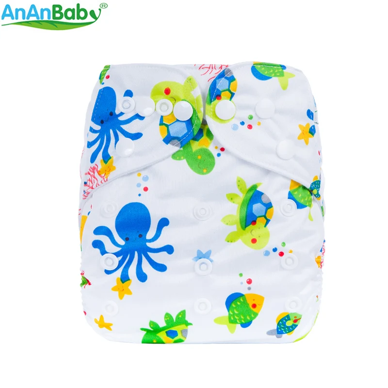 Ananbaby тканевые подгузники детские удобный подгузник Многоразовые карманные с