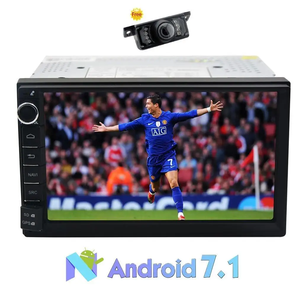 Eincar стерео Android 7 1 2 Din Автомобильный мультимедийный плеер Сенсорный экран