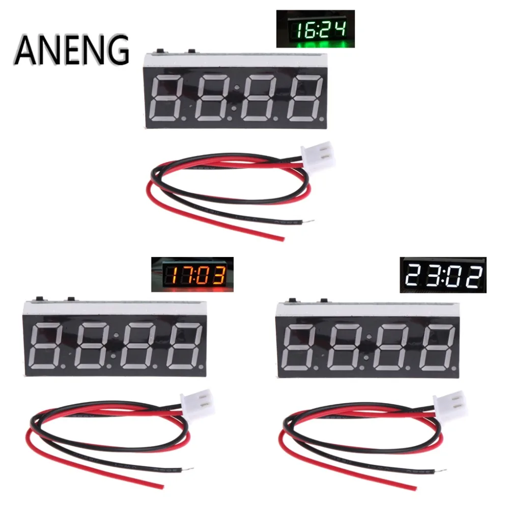 

ANENG 12V 5-24V Electronic Voltmeter Thermometer Clock for Car Auto LED Monitor Module