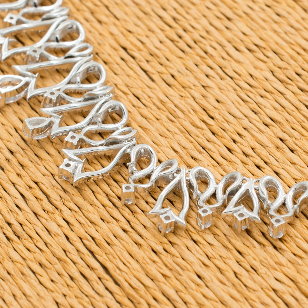 Цепочка с подвеской и серьги фианитом|necklace earring set|jewelry setswomen jewelry set |