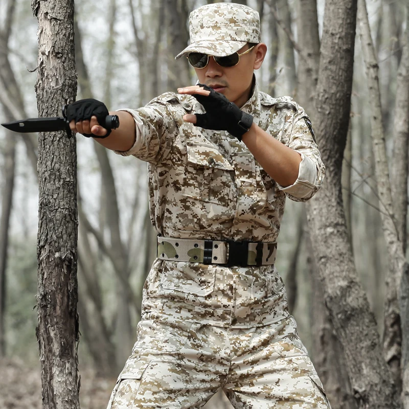 Уличная Мужская Военная военная форма спортивный походный набор камуфляжный