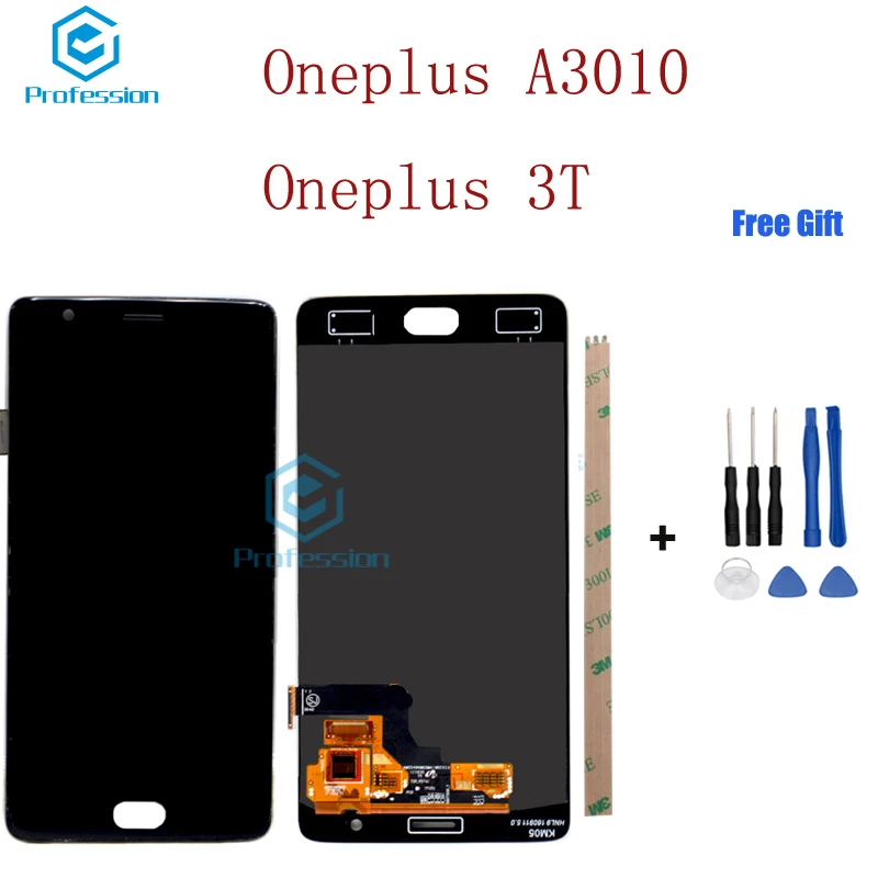 5.5" For Oneplus A3010 3T LCD Display and Touch Screen Digitizer Assembly Repla cement Tools | Мобильные телефоны и