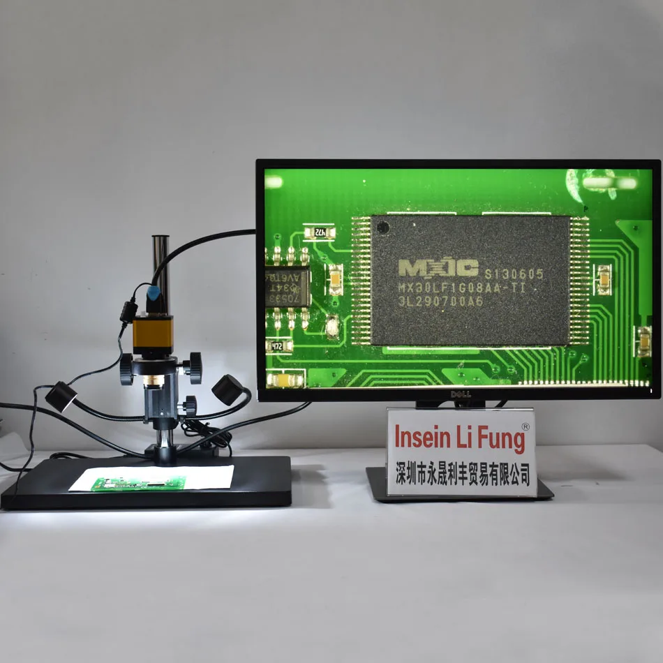 1080P 60FPS промышленный видео микроскоп камера HDMI + высокая Рабочая дистанция