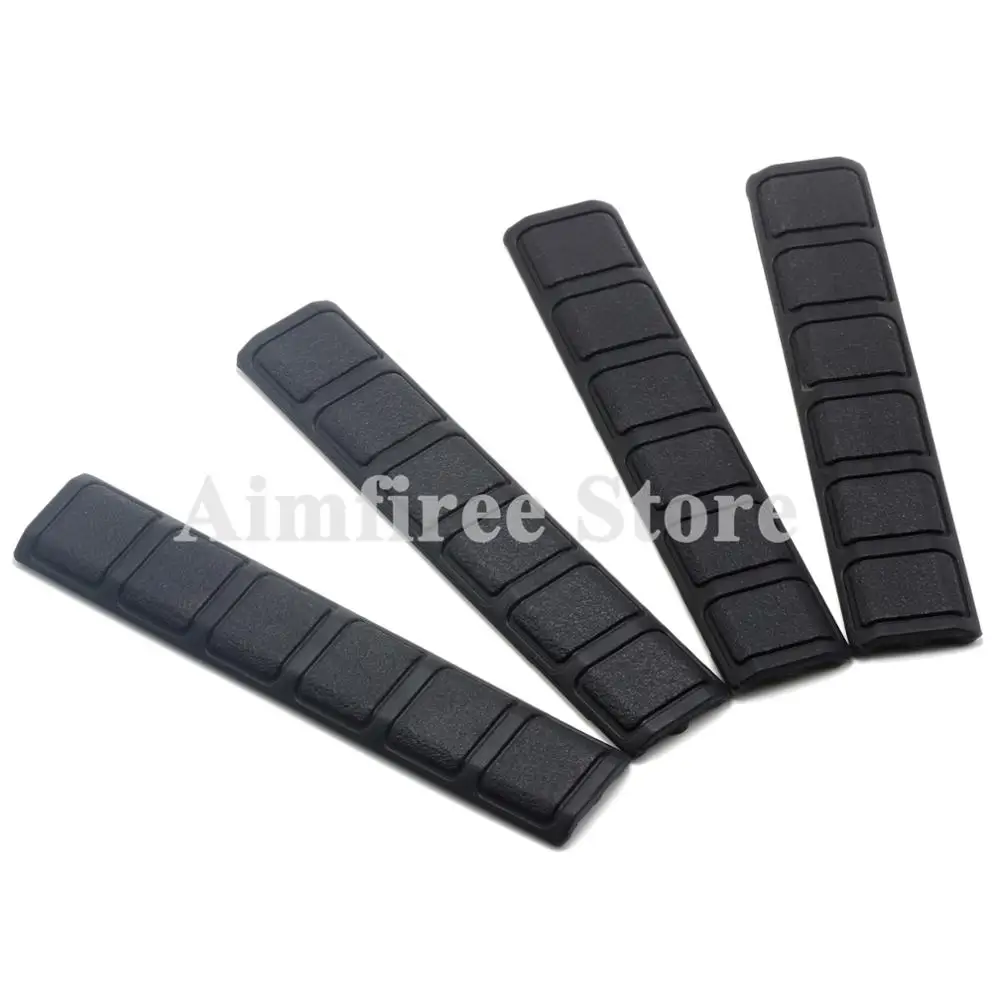 Тактический 4 шт. резиновый KeyMod мягкий рельсовый чехол рельсовые панели B Тип