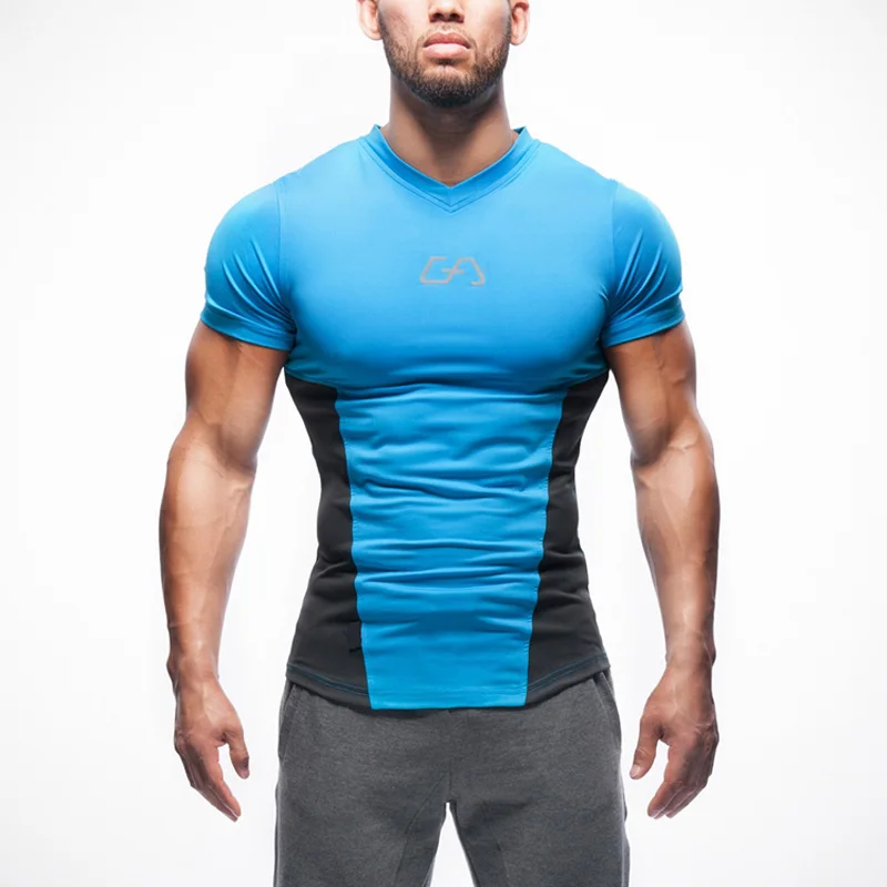 2016 Новый Gymshark майка мужчины с коротким рукавом футболки Мышцы Братья Моды Марка