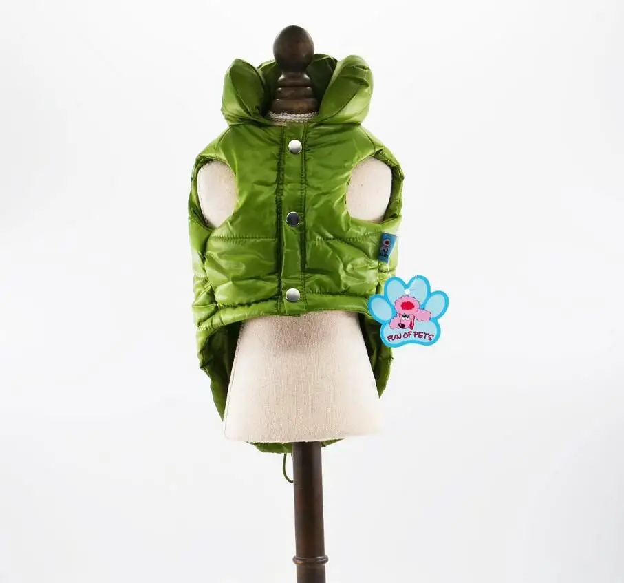 Качественное водонепроницаемое зимнее пальто для собак мягкая куртка без