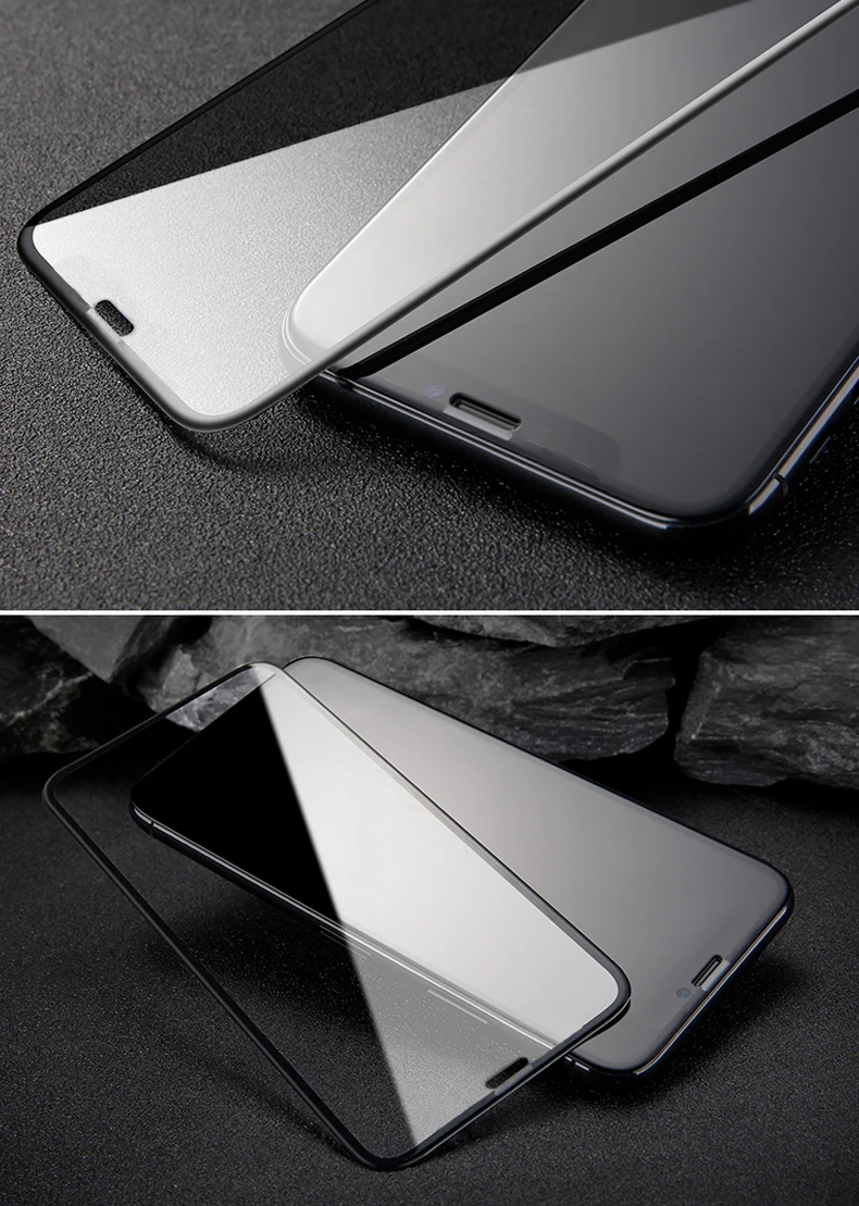 Полное покрытие экрана протектор для iPhone 7 8 закаленное стекло для iPhone X XS xs MAX XR 7 8 Plus защитное стекло пленка 9H протектор