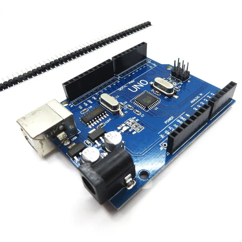 Макетная плата UNO R3 улучшенной версии (CH340G) MEGA328P ATmega328 совместима с Arduino + кабель 1