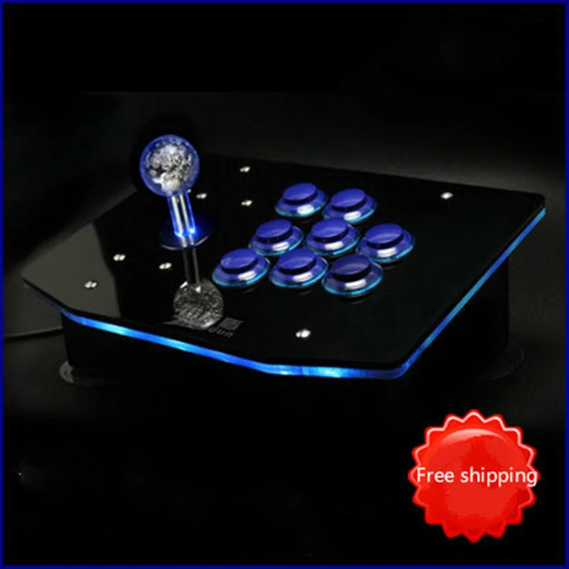 Игровой USB джойстик с 8 кнопками и светодиодной подсветкой|usb joystick|arcade usbjoystick arcade usb