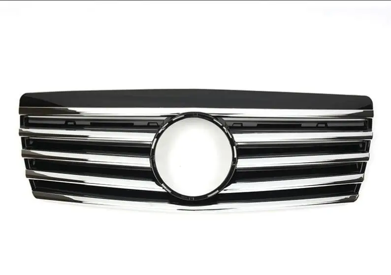 black Для Mercedes для Benz S-class W140 1990-1999 с эмблемой CL Стиль переднего бампера гоночная решетка - Цвет: black