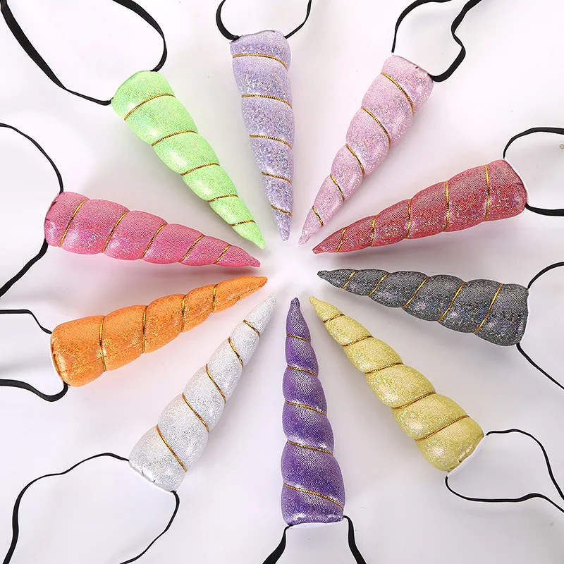 Повязка на голову в виде единорога для детей и взрослых 100 шт.|unicorn headband|headband for