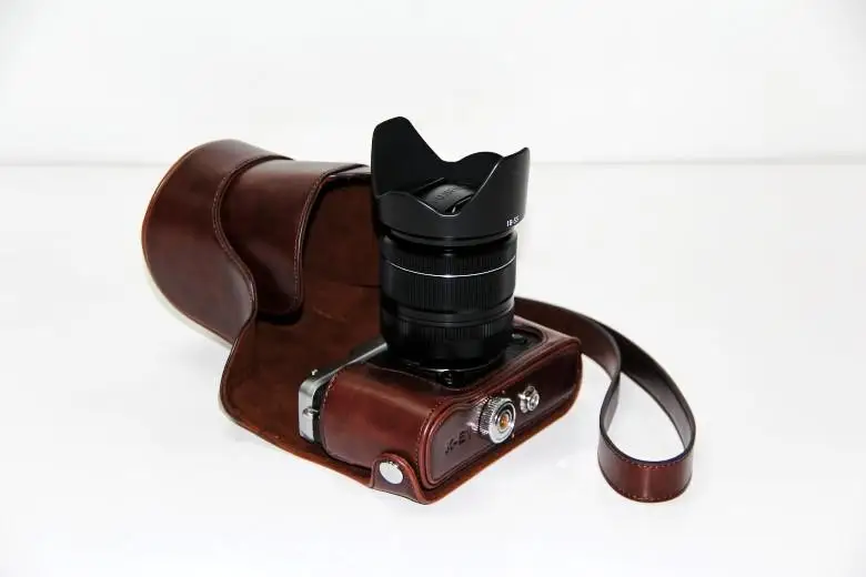 Новый чехол для камеры из искусственной кожи Fujifilm Fuji Finepix X-E1 XE1 X-E2 XE2 18-55 мм 3 цвета