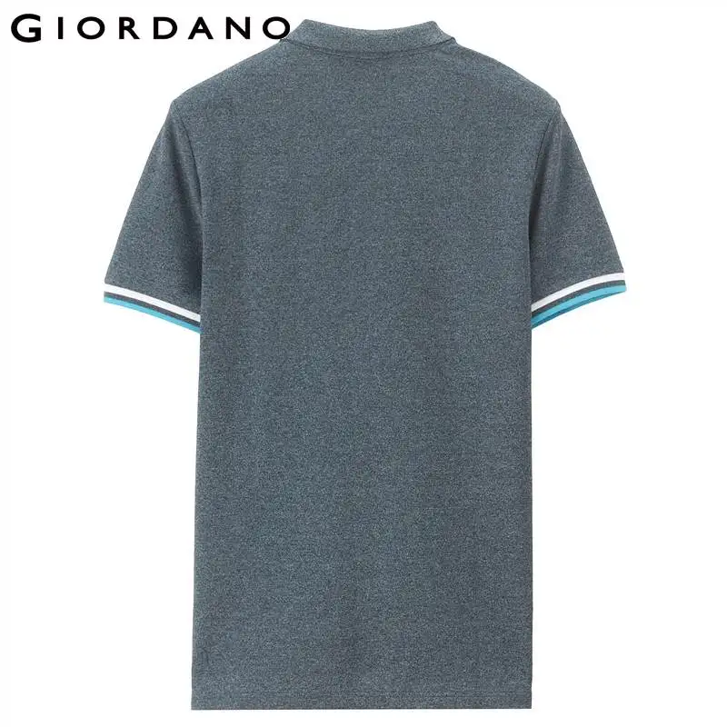 Giordano Мужская рубашка поло с коротким рукавом мужские летние топы для мужчин Camisa