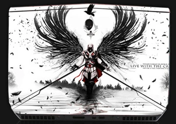 KH тетрадь наклейка для Alienware 17r4 глаз трекер 15 R3 r2 M18 чехол компьютера защитная пленка 1" 17R5 18R3 13R1R3 полное покрытие - Цвет: iceberg Aside