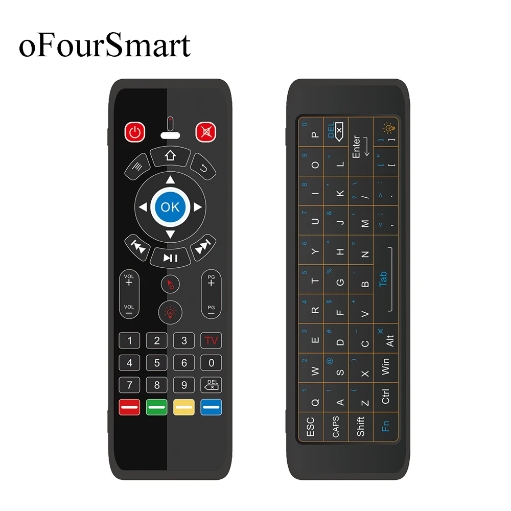 2019 New Original T16 Keyboard Mouse Wireless 2.4G Fly Air Mini Remote Control For Android Tv Box Pc TV | Электроника