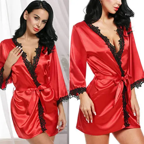 Халат женский кружевной цвет в ассортименте S M L XL XXL 1 шт | Женская одежда