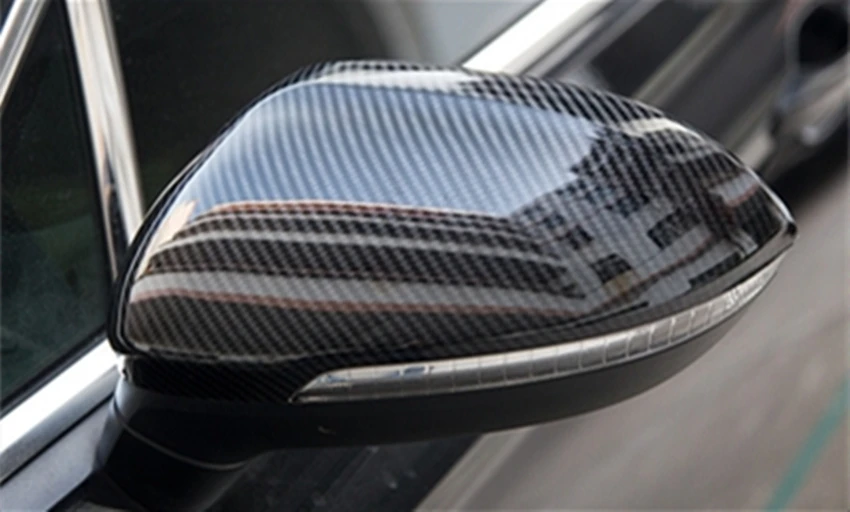 Боковые зеркальные крышки для VW Golf 5 6 7 MK7 R Tiguan POLO Scirocco (Carbon Look) Passat B7 CC B8 Polo 6R 6C MK5